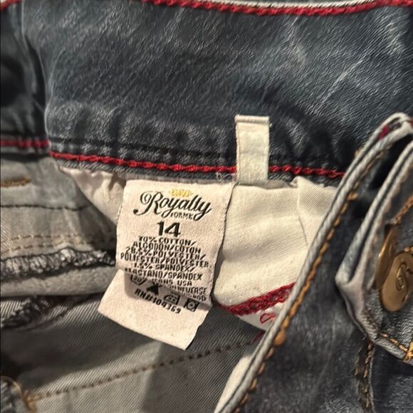 Want a Better Butt Blue Jean Capris Size 14 - Picture 8 of 8